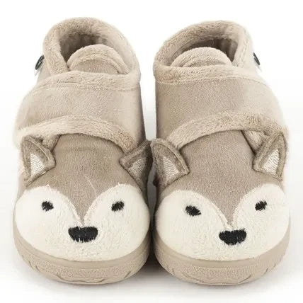 Victoria - Ojalá zapatillas de estar por casa Wolf | Beige
