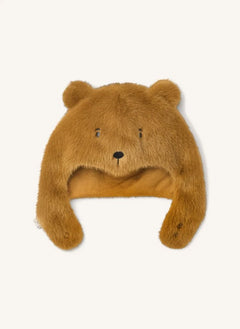 Liewood - Chapka de Piel Lillie Bear Fibra Reciclada | Caramelo