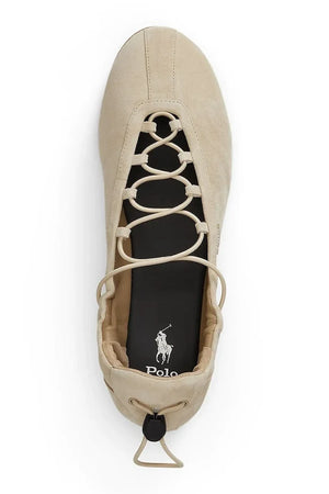 Polo Ralph Lauren Bailarinas de ante Ballerina Lace Up