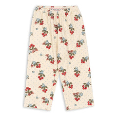 Konges Sløjd - Pantalones Chleo de Algodón Orgánico Cereza | Beige