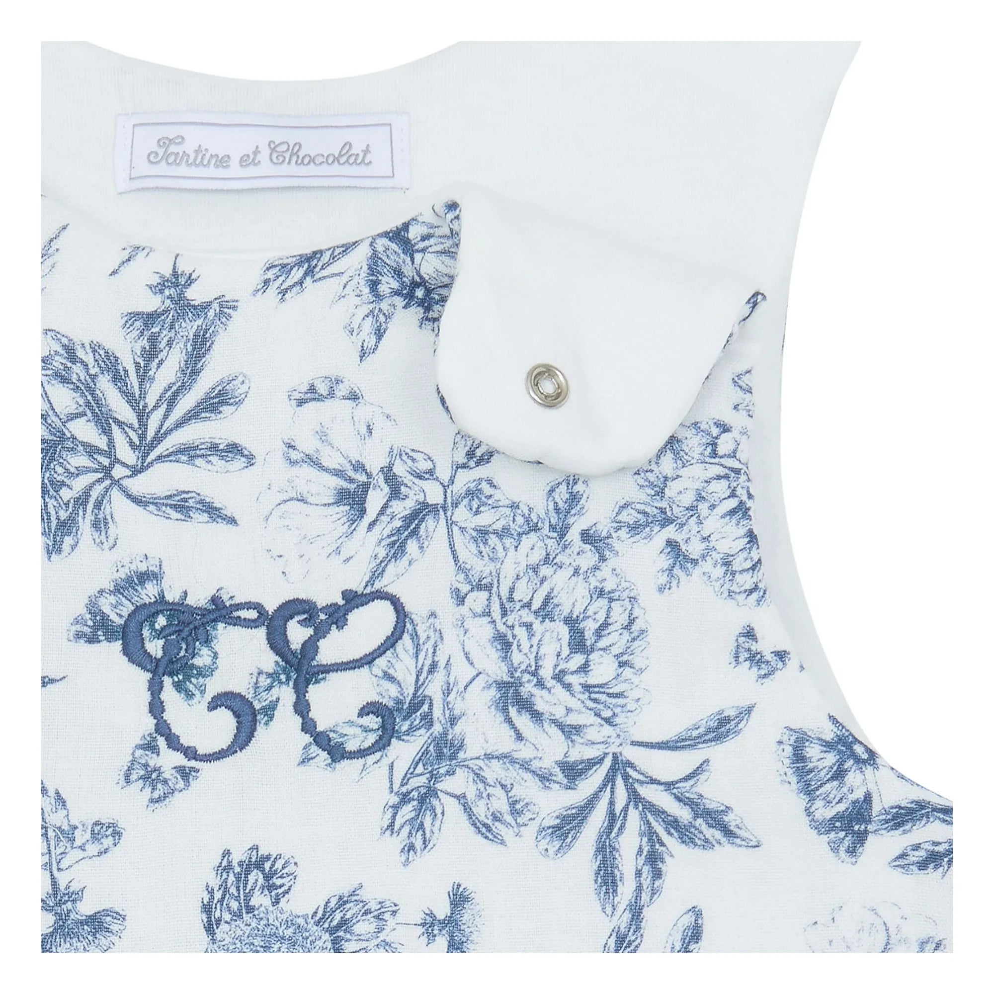 Tartine et Chocolat - Saco de dormir Toile de Jouy | Azul marino