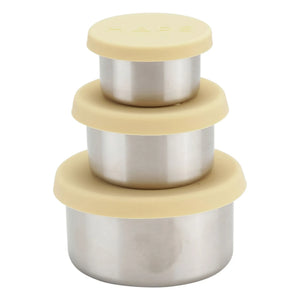 Haps Nordic - Fiambreras de acero - Set de 3 | Amarillo