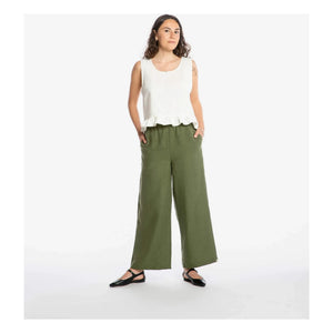 Matona - Pantalón de lino | Oliva