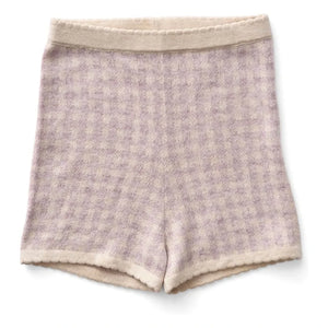 Soor Ploom - Shorts Lacey Orgánico Cuadros Algodón | Ciruela