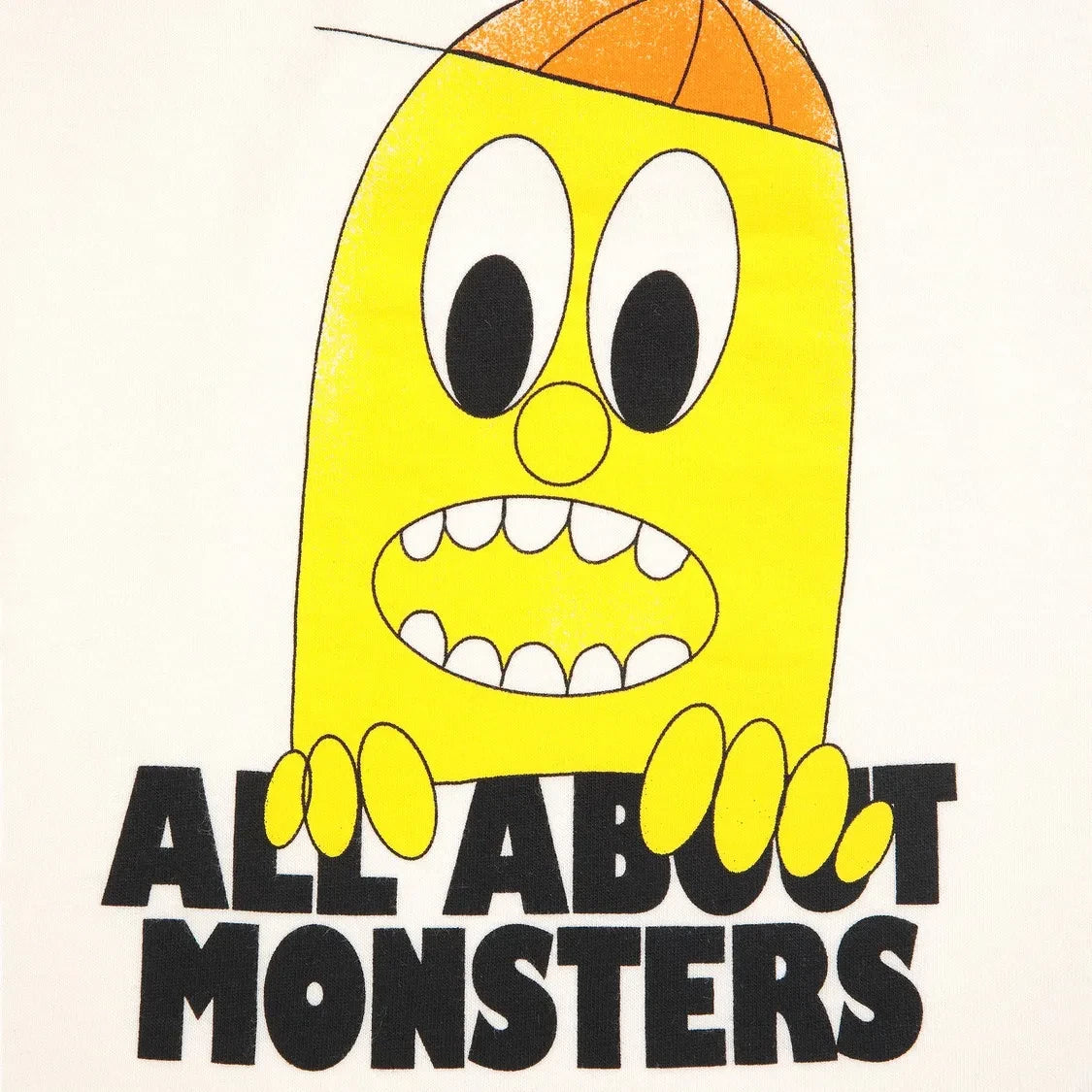 Bobo Choses - All About Monsters Tişört Organik pamuk | Ekru