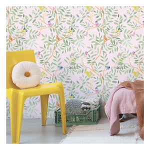MIMI'lou - Papel pintado primavera | Rosa