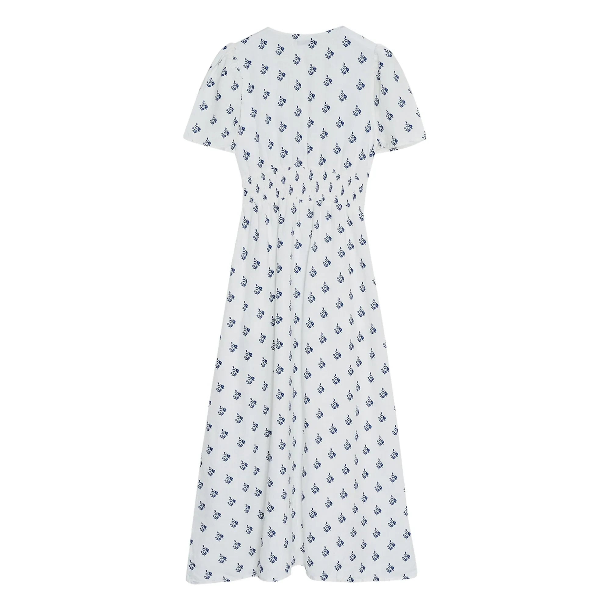 the new society - Vestido de lino Melissa | Blanco