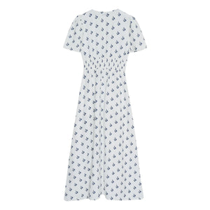 the new society - Vestido de lino Melissa | Blanco