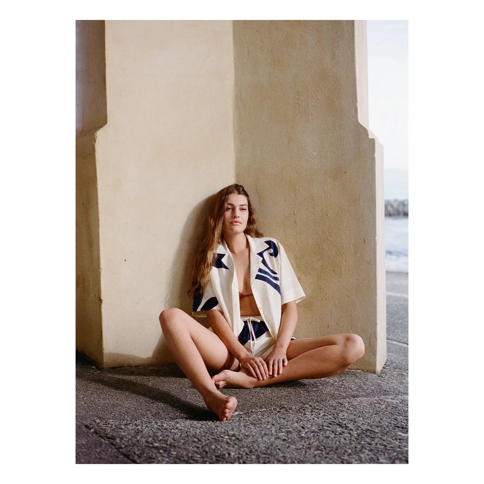 Soleil Soleil - Camisa de seda Margot | Crudo