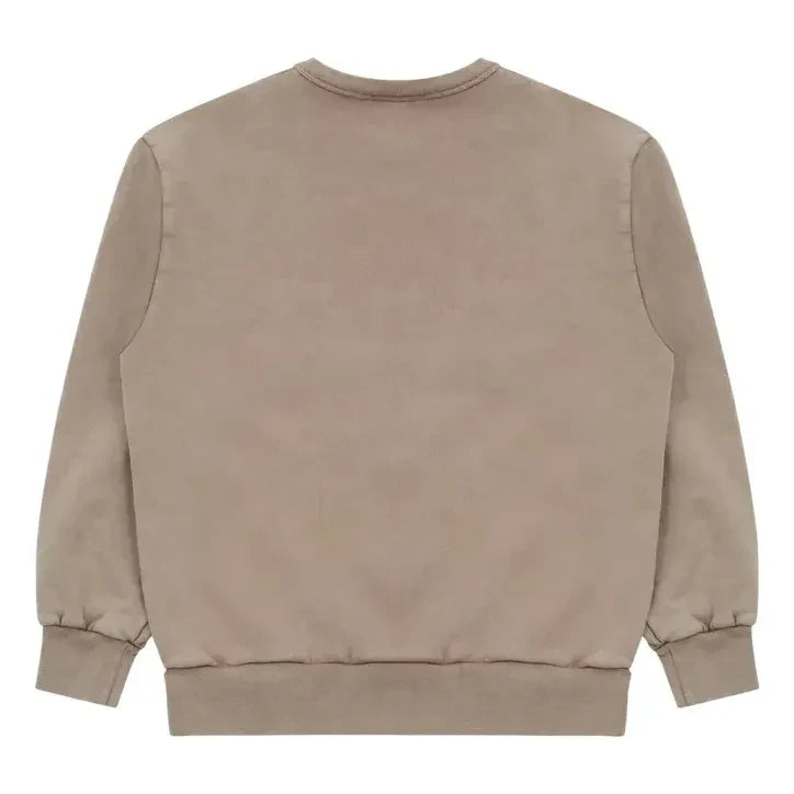 Sudadera de algodón orgánico Finger in the nose - Blow | Marrón visión