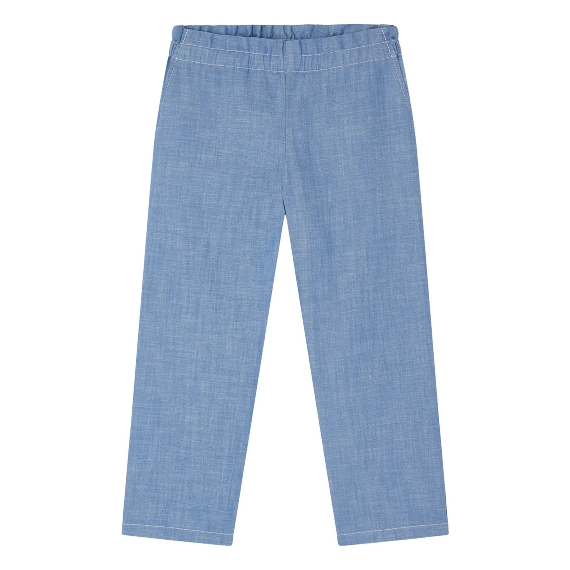 Bonpoint - Pantalón de algodón orgánico Julio | Azul