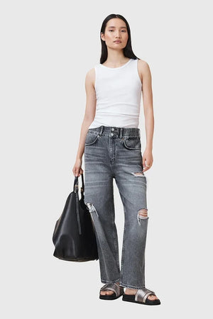 Top AllSaints de algodón y elastano para mujer KATARINA