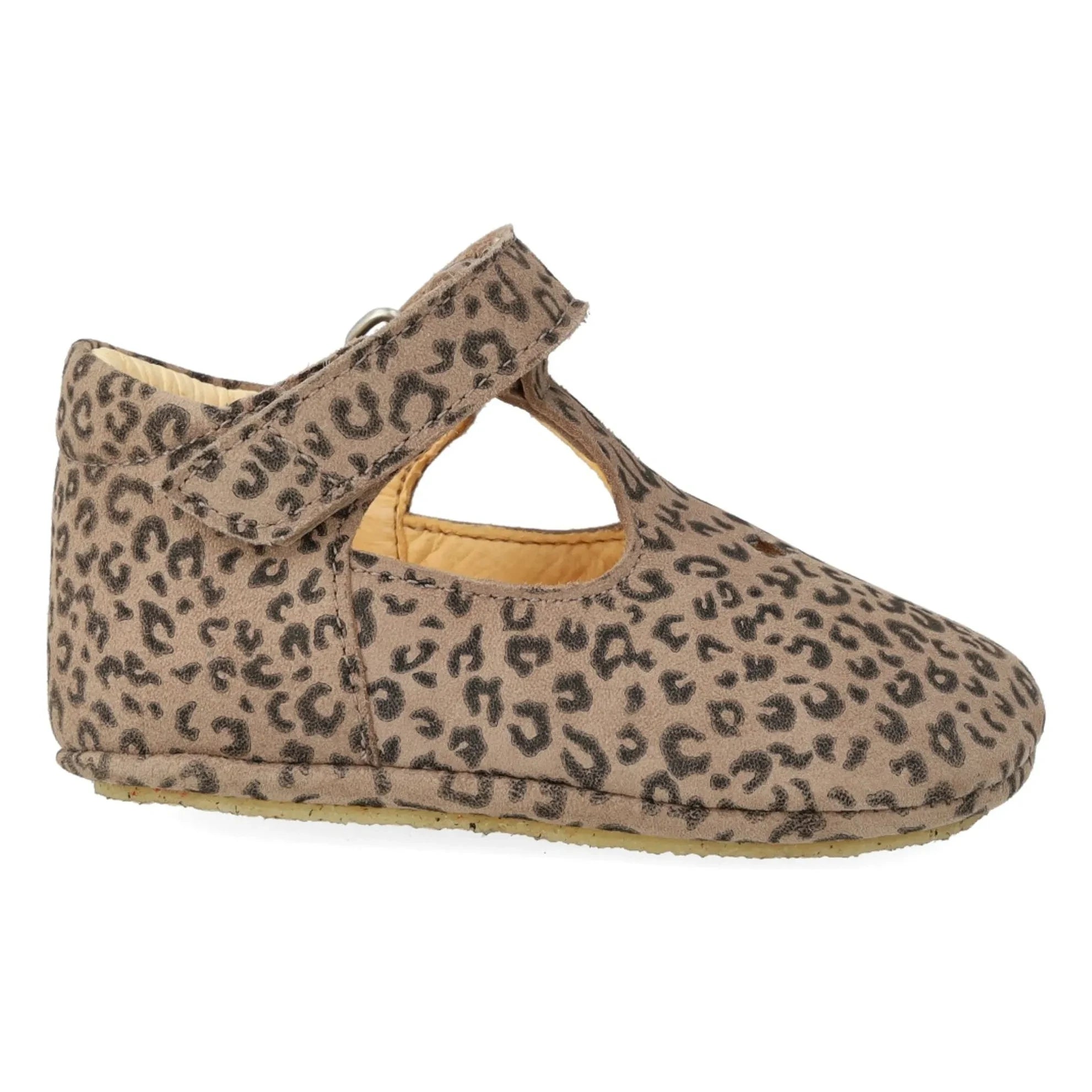 Angulus - Zapatillas de Leopardo de Ante | Marrón