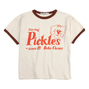 Bobo Choses - Camiseta de algodón orgánico The Dog Pickles | Blanco