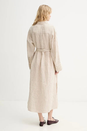 Marc O'Polo vestido camisero de lino