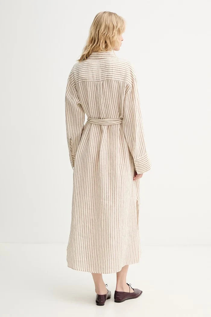 Marc O'Polo vestido camisero de lino