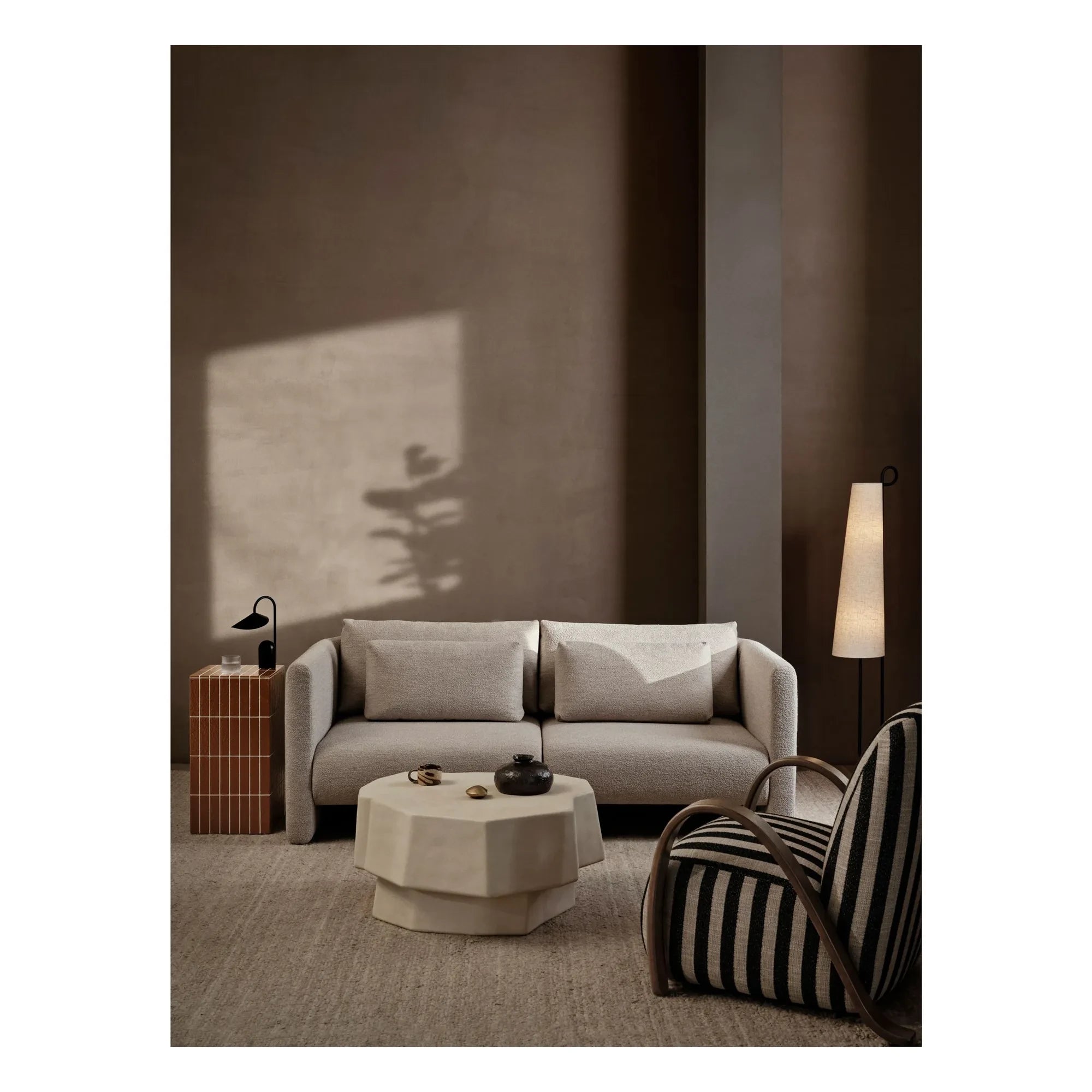 Ferm Living - Sofá modular Dase Bouclé | Beige