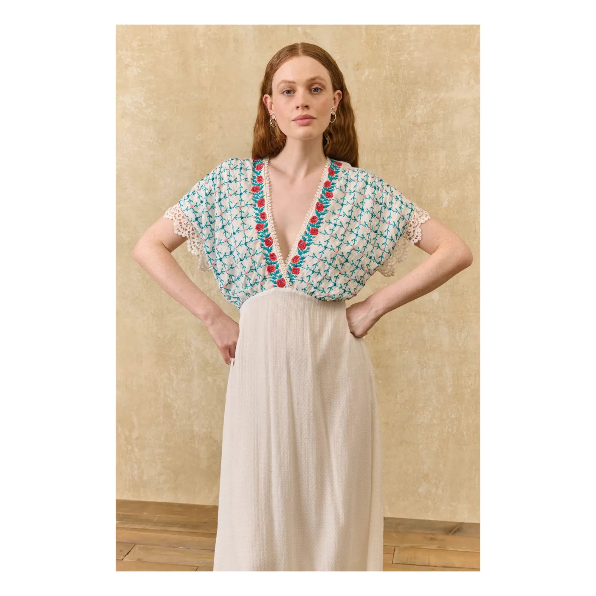 Louise Misha - Vestido Bejolie | Crema