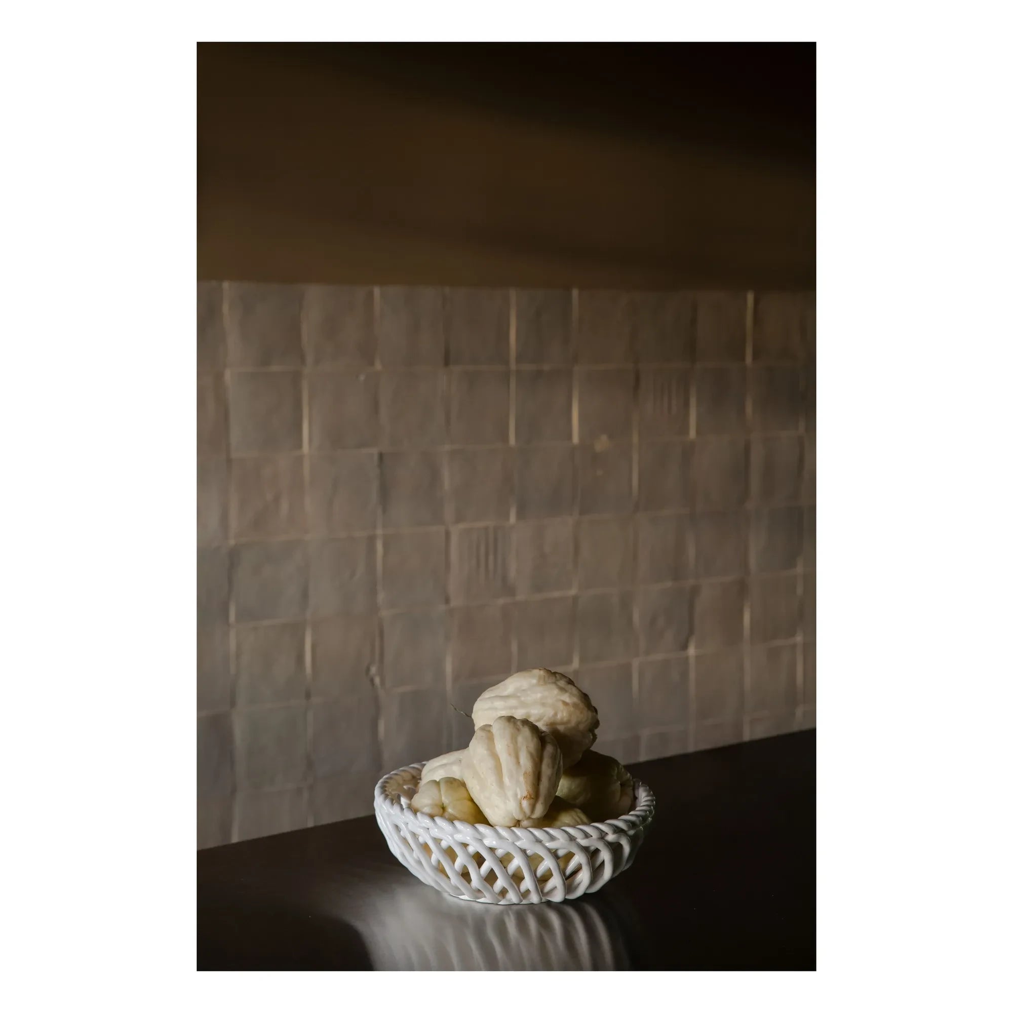 Olsson & Jensen - Frutero de porcelana Ruth | Blanco