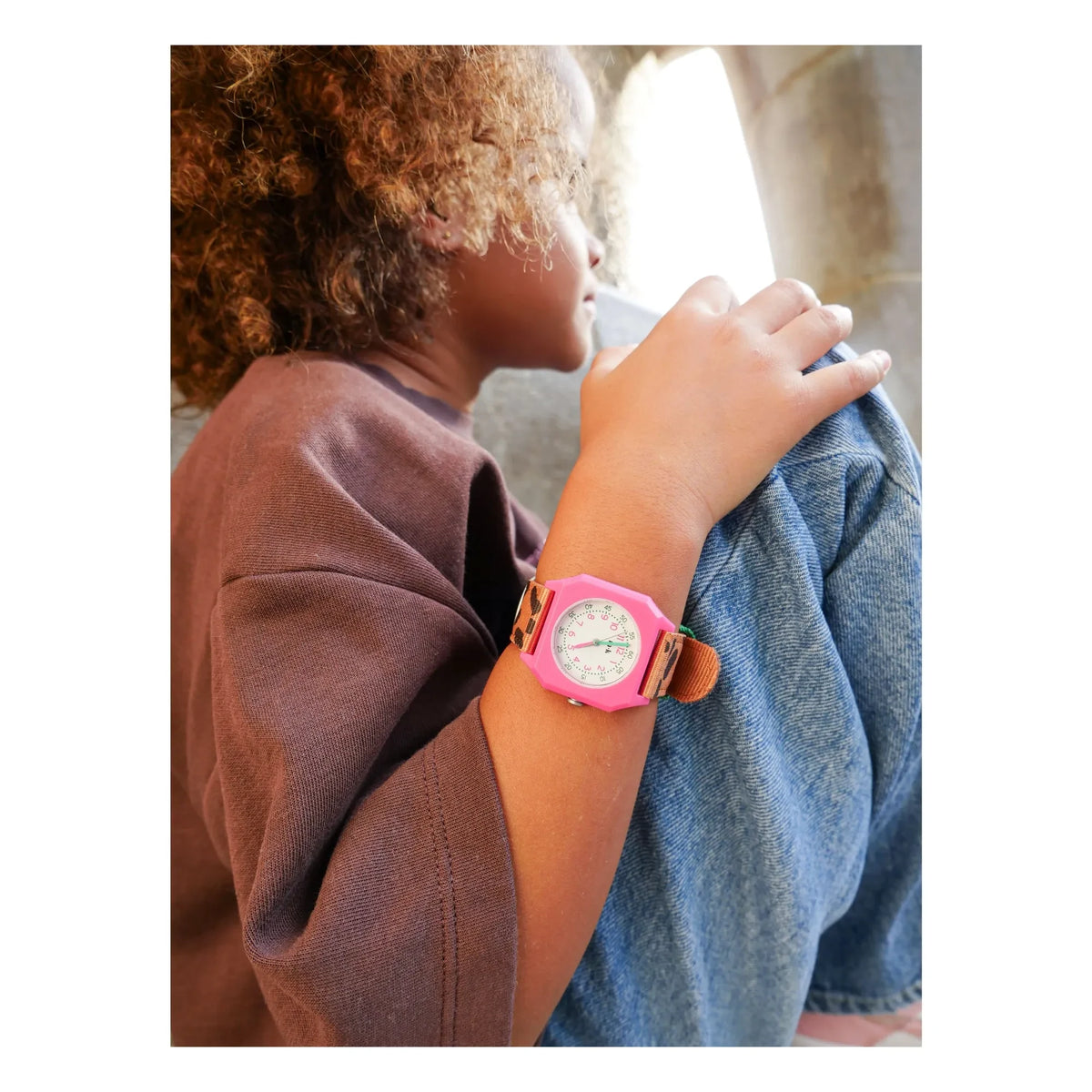 Mini Kyomo - Leopard Watch - Mini Kyomo x Taxi Brousse | Marrón