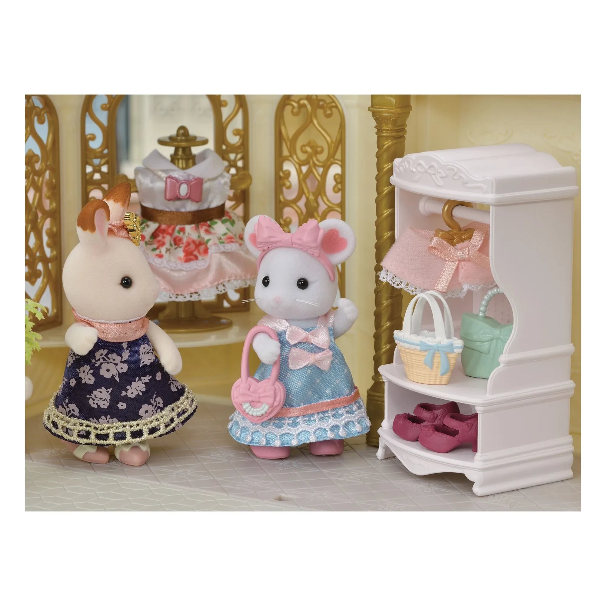 Sylvanian Families - Bolso de moda y hermana ratón malvavisco