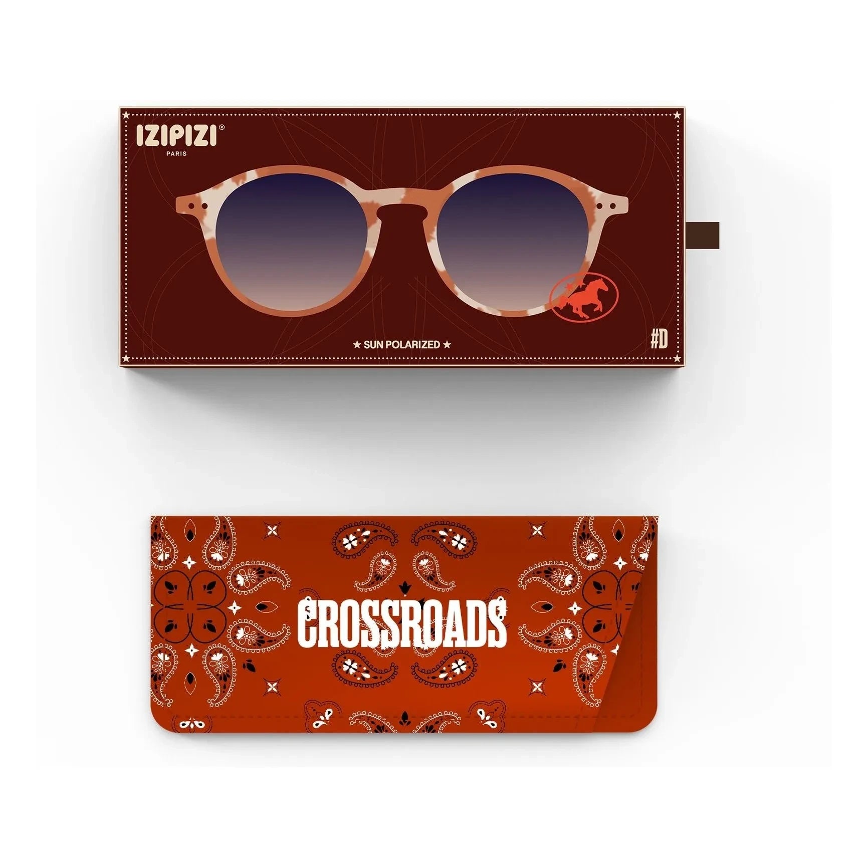 IZIPIZI - Gafas de sol polarizadas #D | Rojo