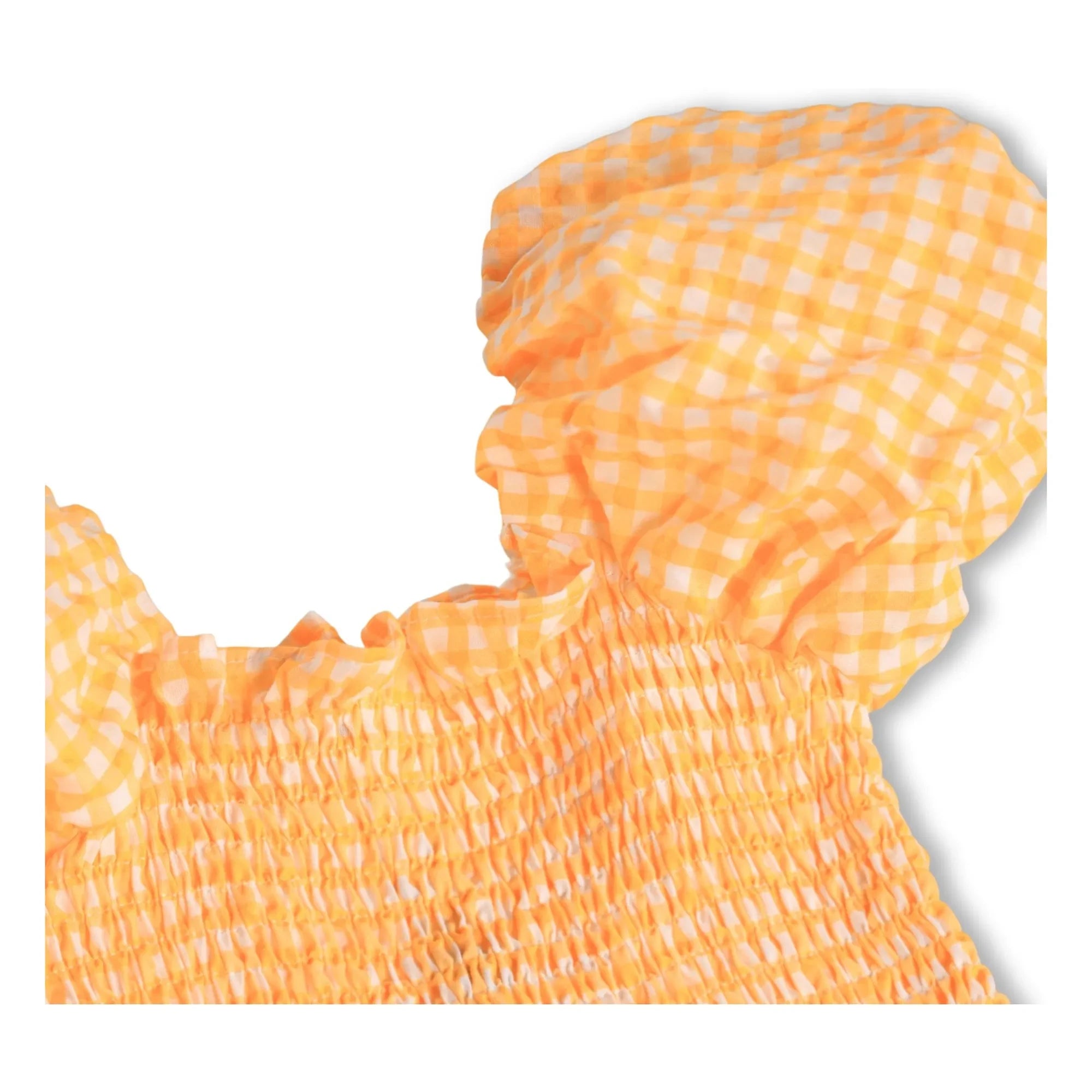 Molo - Vestido Vichy Cherisla | Naranja