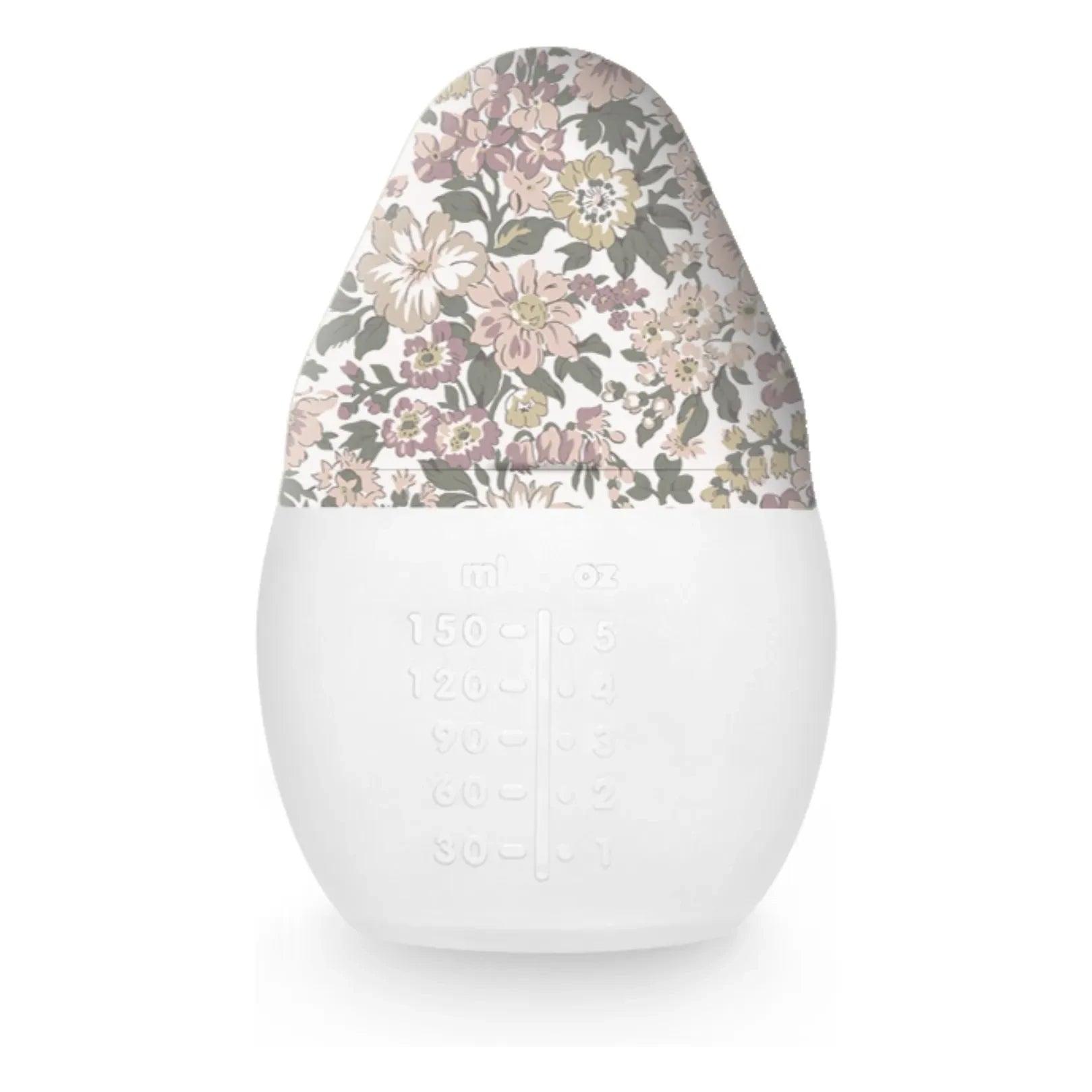 Elhée - Biberón de silicona médica y tetina fisiológica Honey Dew - Elhée x Liberty | Rosa empolvado