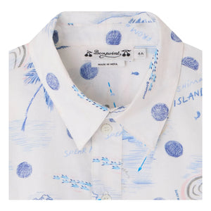 Bonpoint - Camisa Erian de algodón orgánico | Ocean