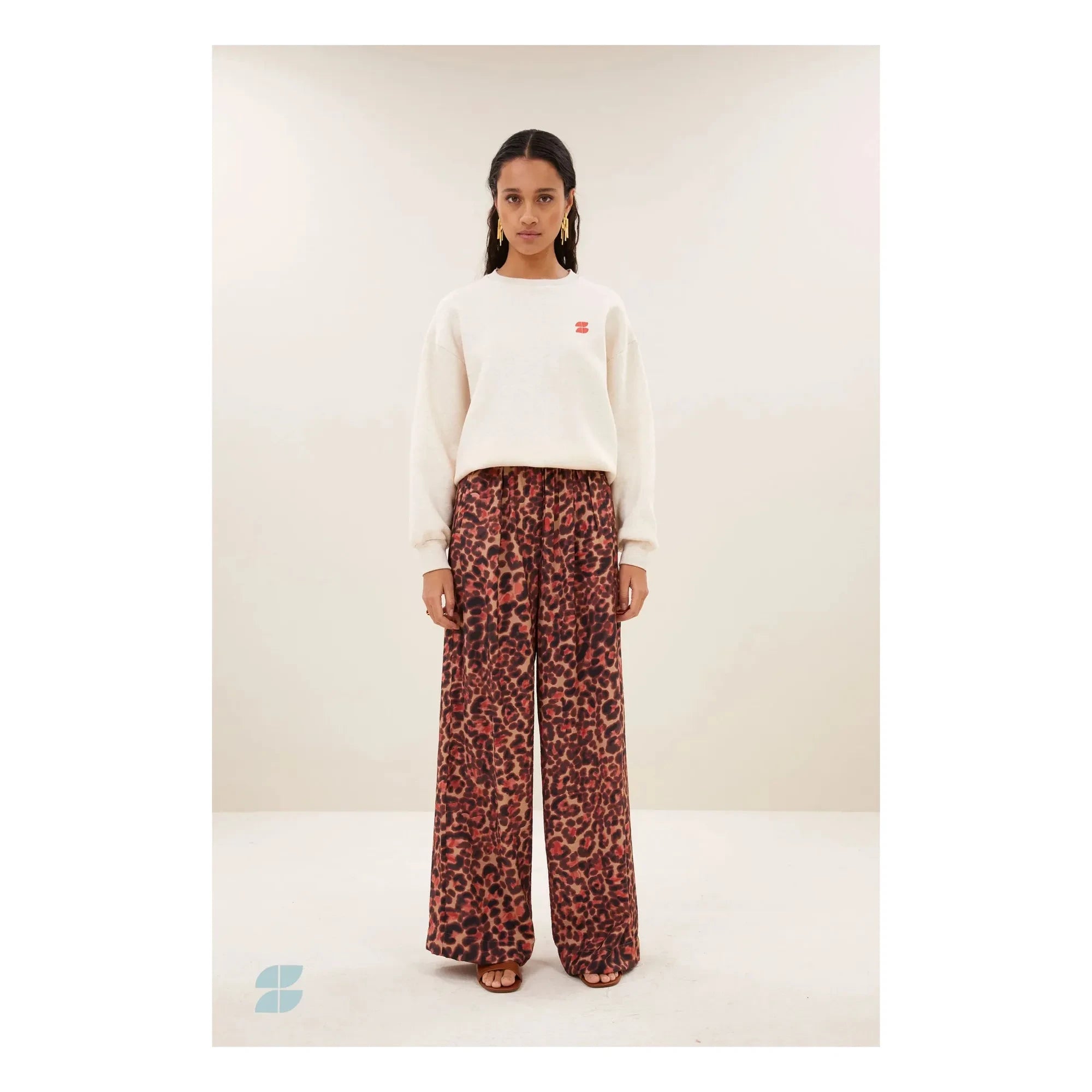 By Bar - Lili Coast organik pamuk sweatshirt | Ecru