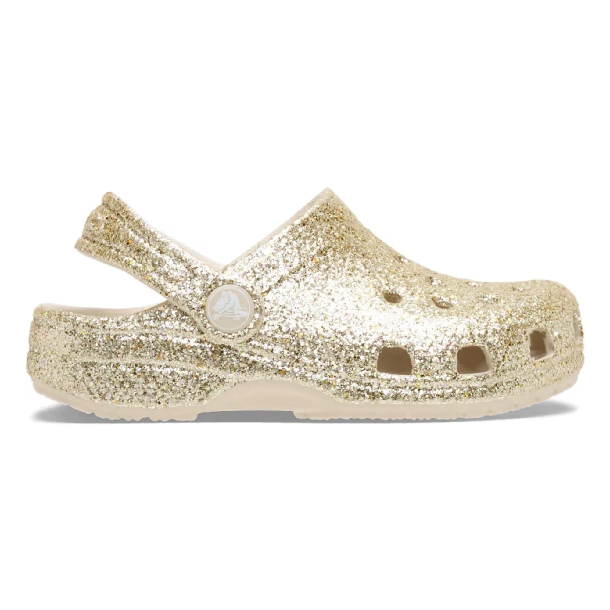 Crocs - Zueco clásico con purpurina | Arena