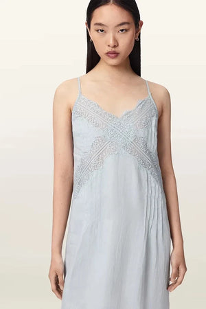 Vestido lencero de lino SAMIA de AllSaints