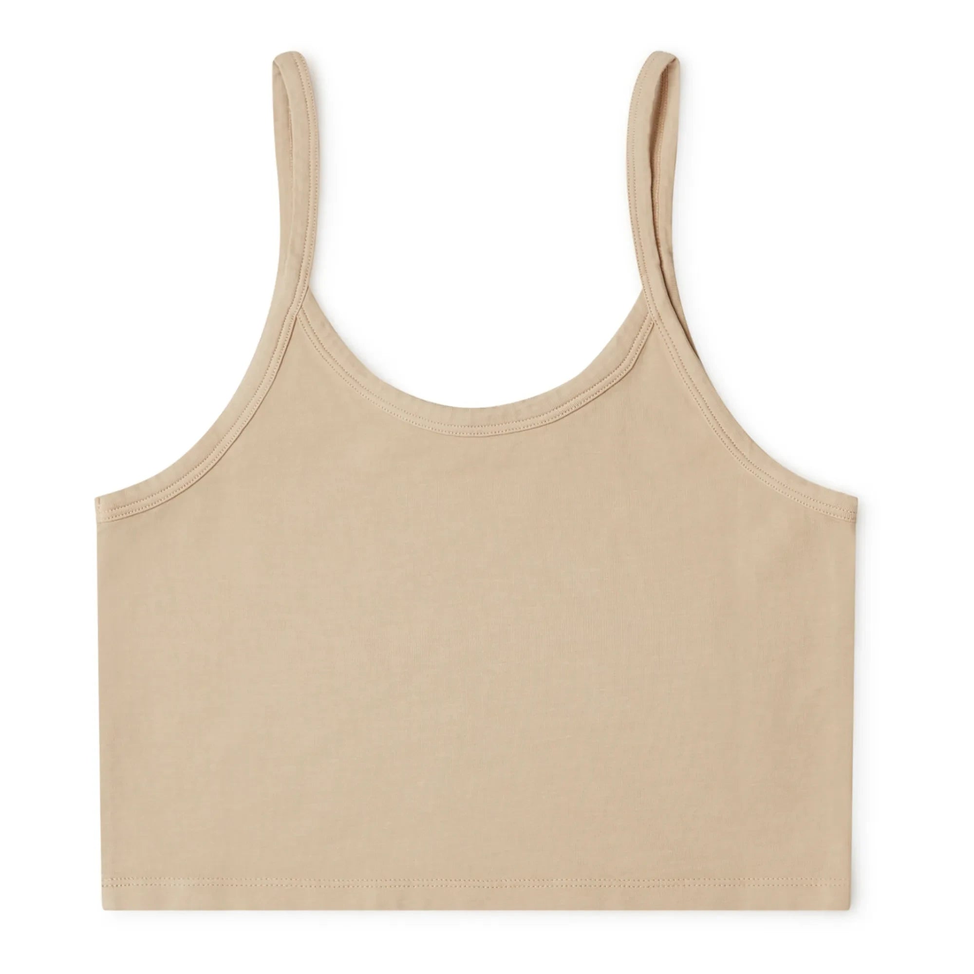 Matona - Camiseta sin mangas de algodón orgánico cropped - Colección mujer | Polvo