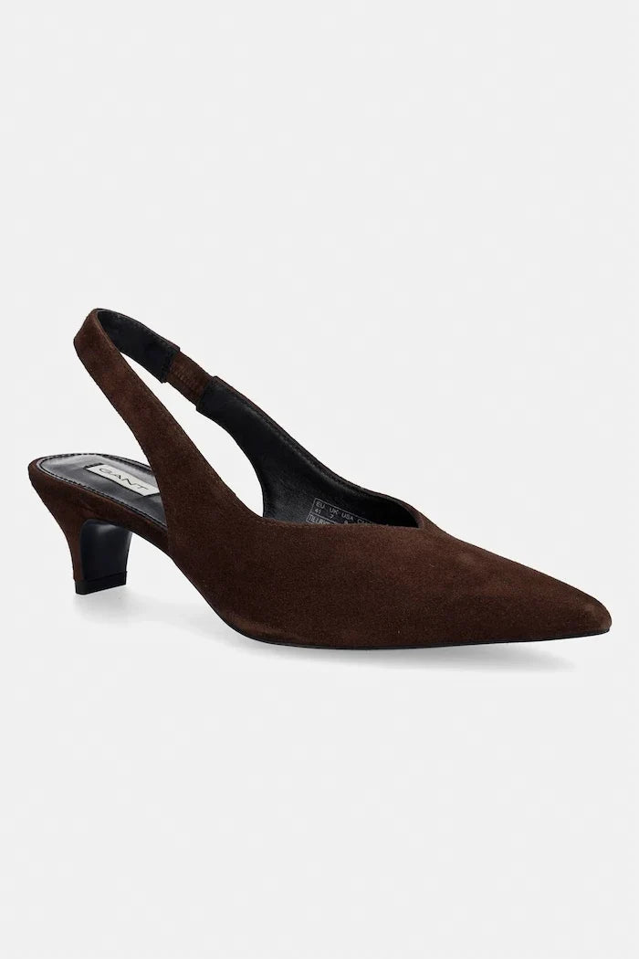 Zapatos de gamuza con tacón bajo grueso Tillbye de Gant
