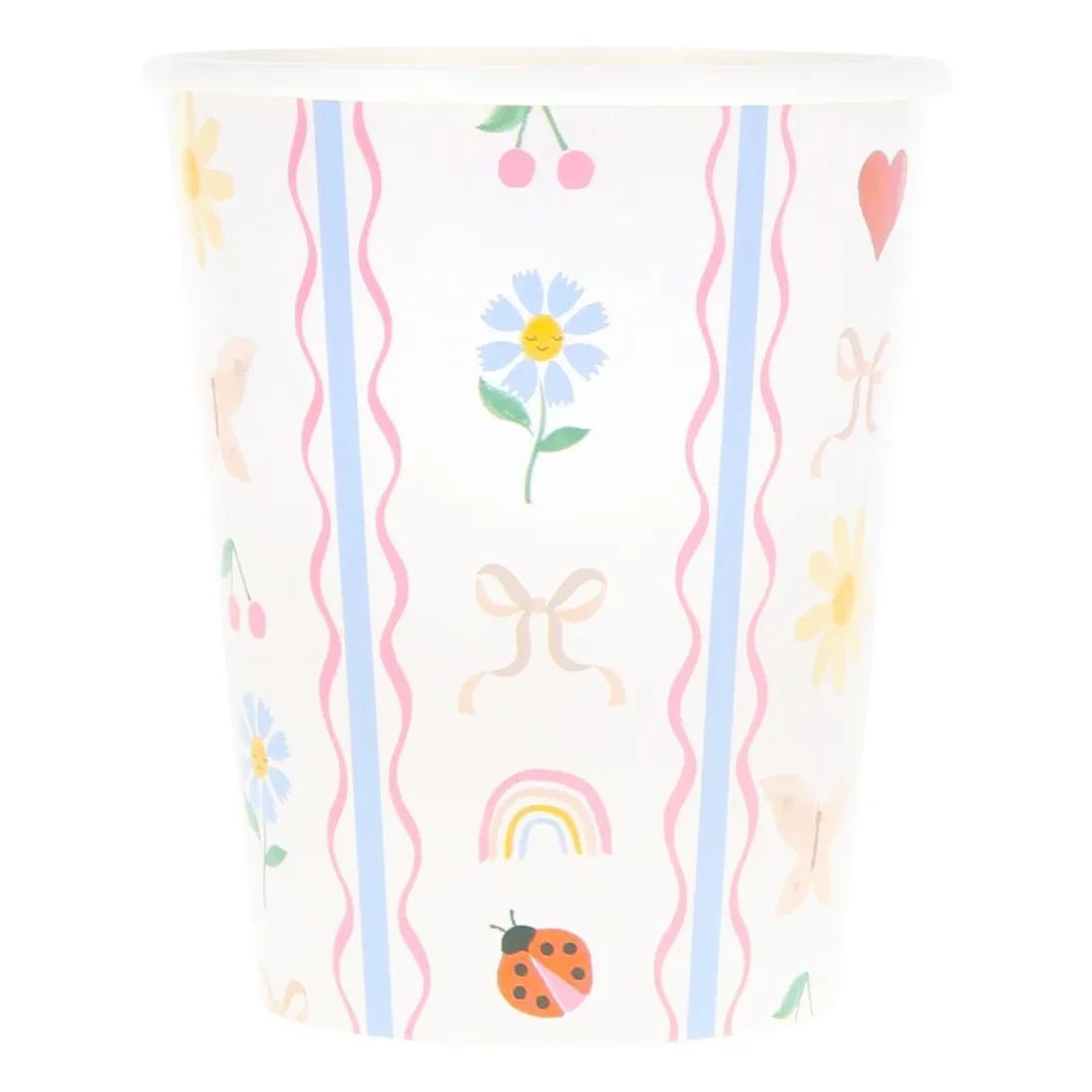 Meri Meri - Vasos Little Garden - Set de 8 | Crudo