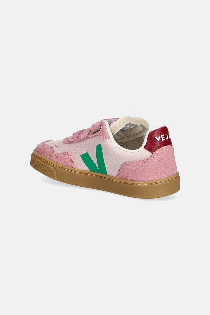 Zapatillas deportivas de cuero Veja Small V-90 para niños