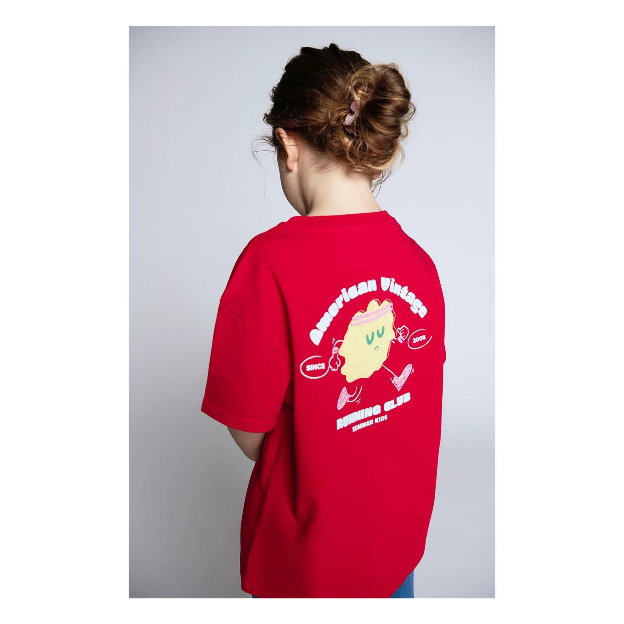 American Vintage - Camiseta Club de Corredores Fizvalley | Granate