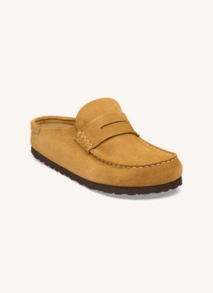 BIRKENSTOCK - Zuecos de ante Naples | Amarillo