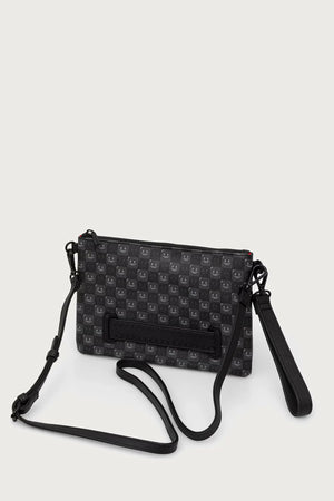 Sprayground - Bolsa de Hombro Negra con Tiburones en París 910B9318NSZ