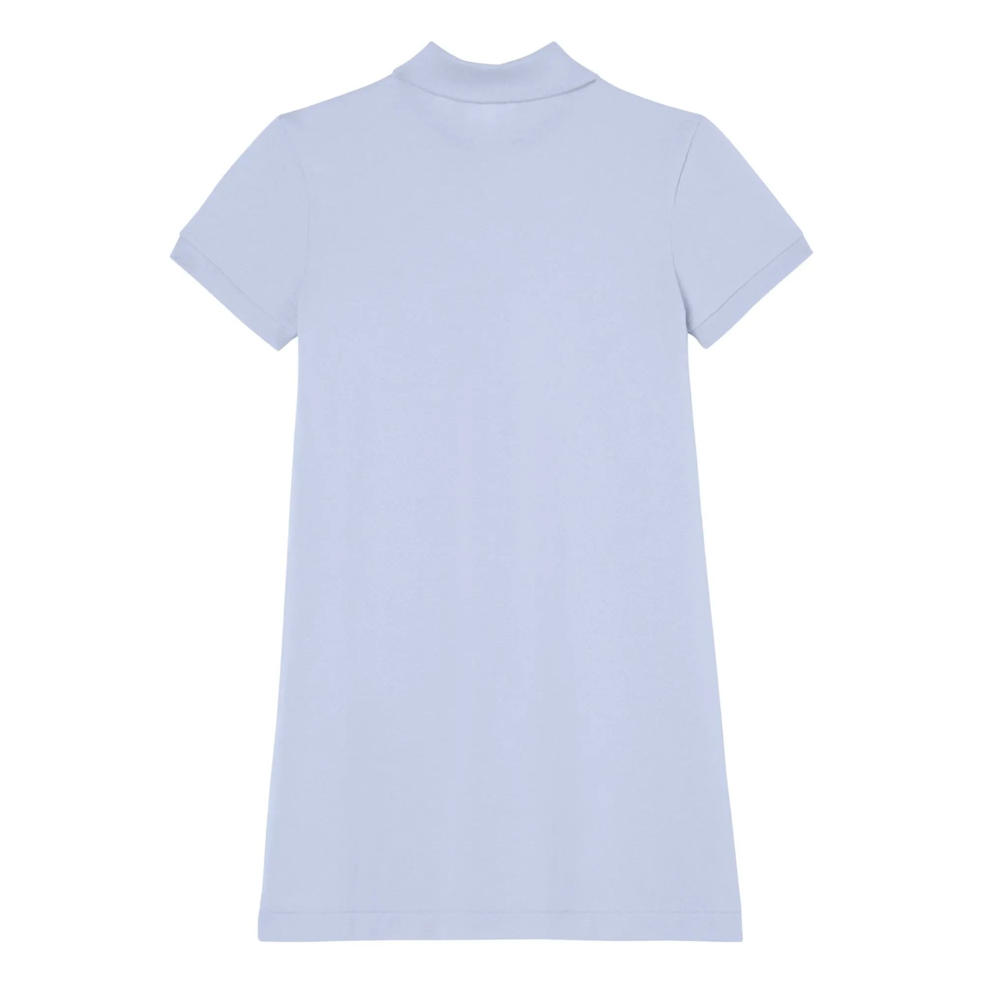 Lacoste - Vestido Polo de Algodón Orgánico | Azul claro
