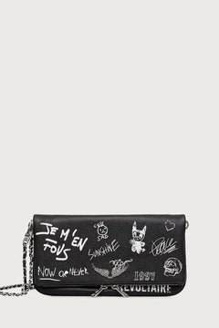 Cartera de mano de piel para mujer