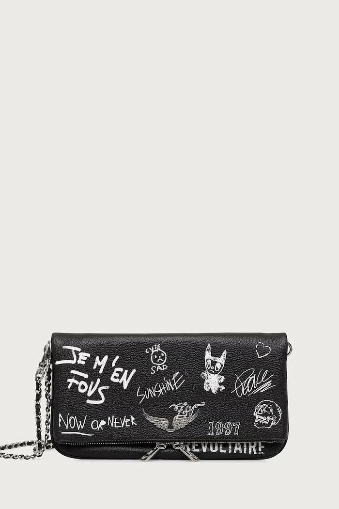 Cartera de mano de piel para mujer
