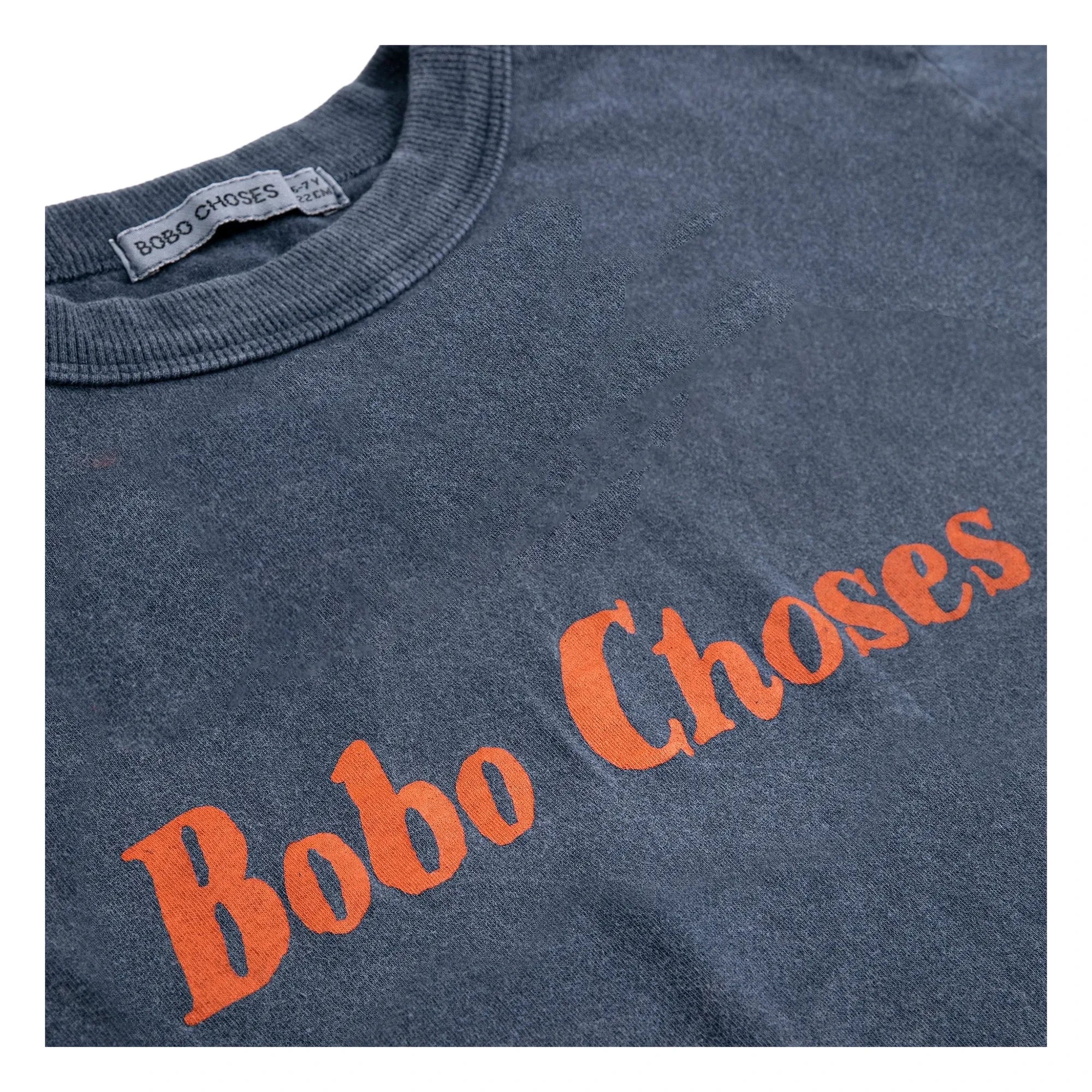 Bobo Choses - Bobo Choses Camiseta de Algodón Orgánico | Azul Marino