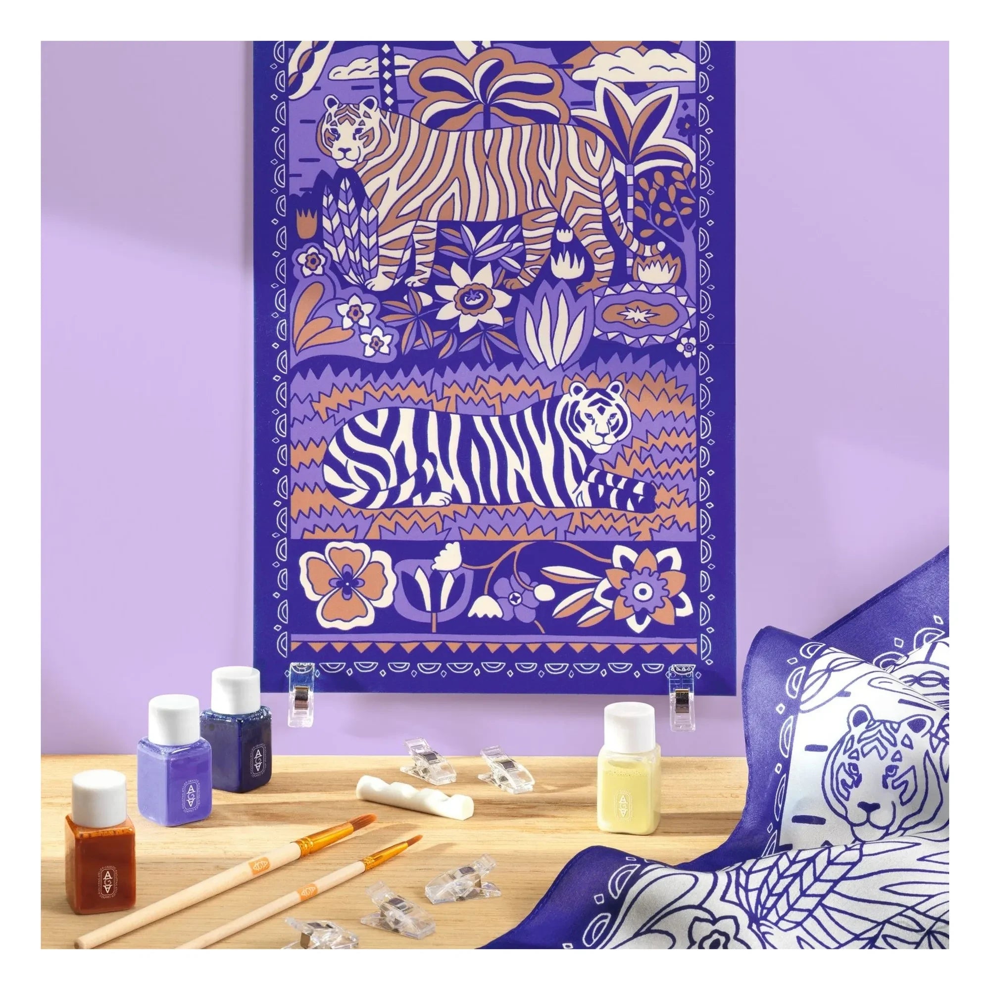 Djeco - Taller 10 - Pintura de seda