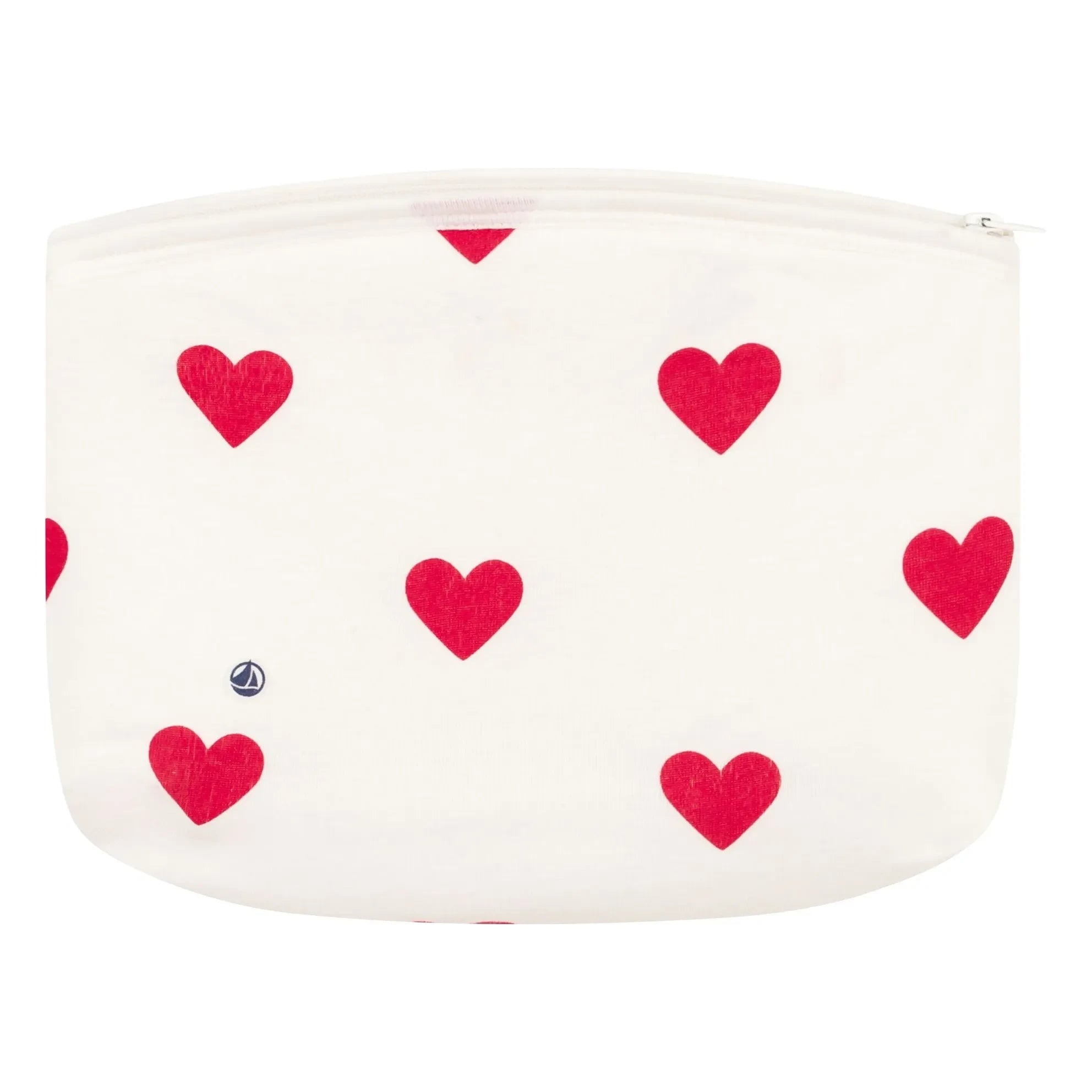 Petit Bateau - Estuche de Algodón Orgánico con Estampado de Corazones | Blanco