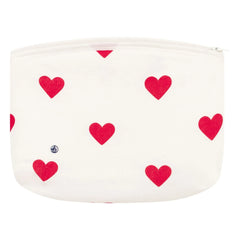 Petit Bateau - Estuche de Algodón Orgánico con Estampado de Corazones | Blanco