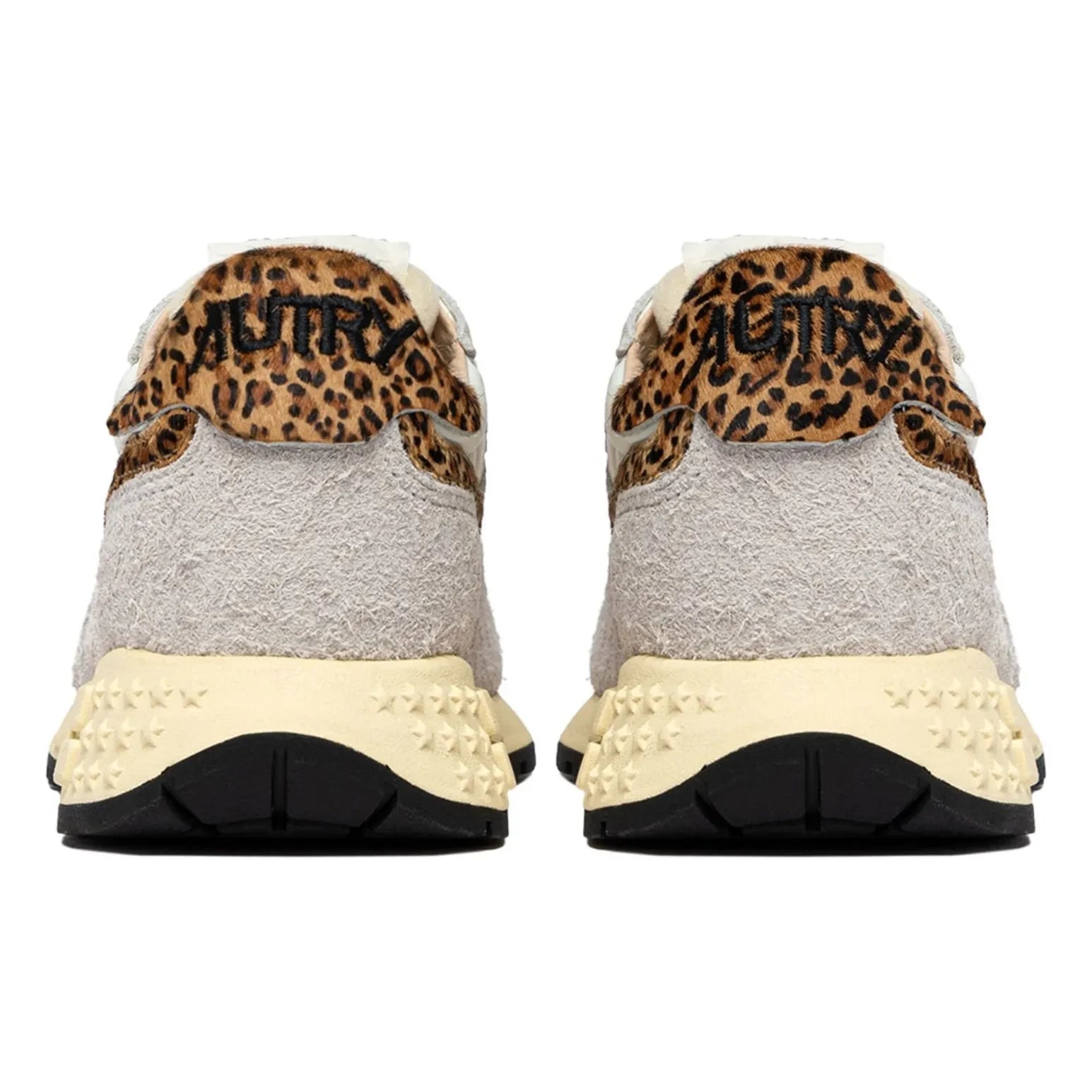Autry - Zapatillas de leopardo Reelwind Low de ante y nailon | Beige