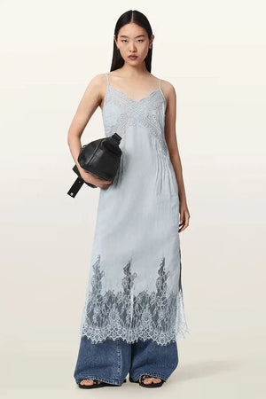Vestido lencero de lino SAMIA de AllSaints