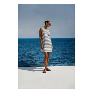 Rails - Kaylee Vestido Marinero de Algodón | Marfil