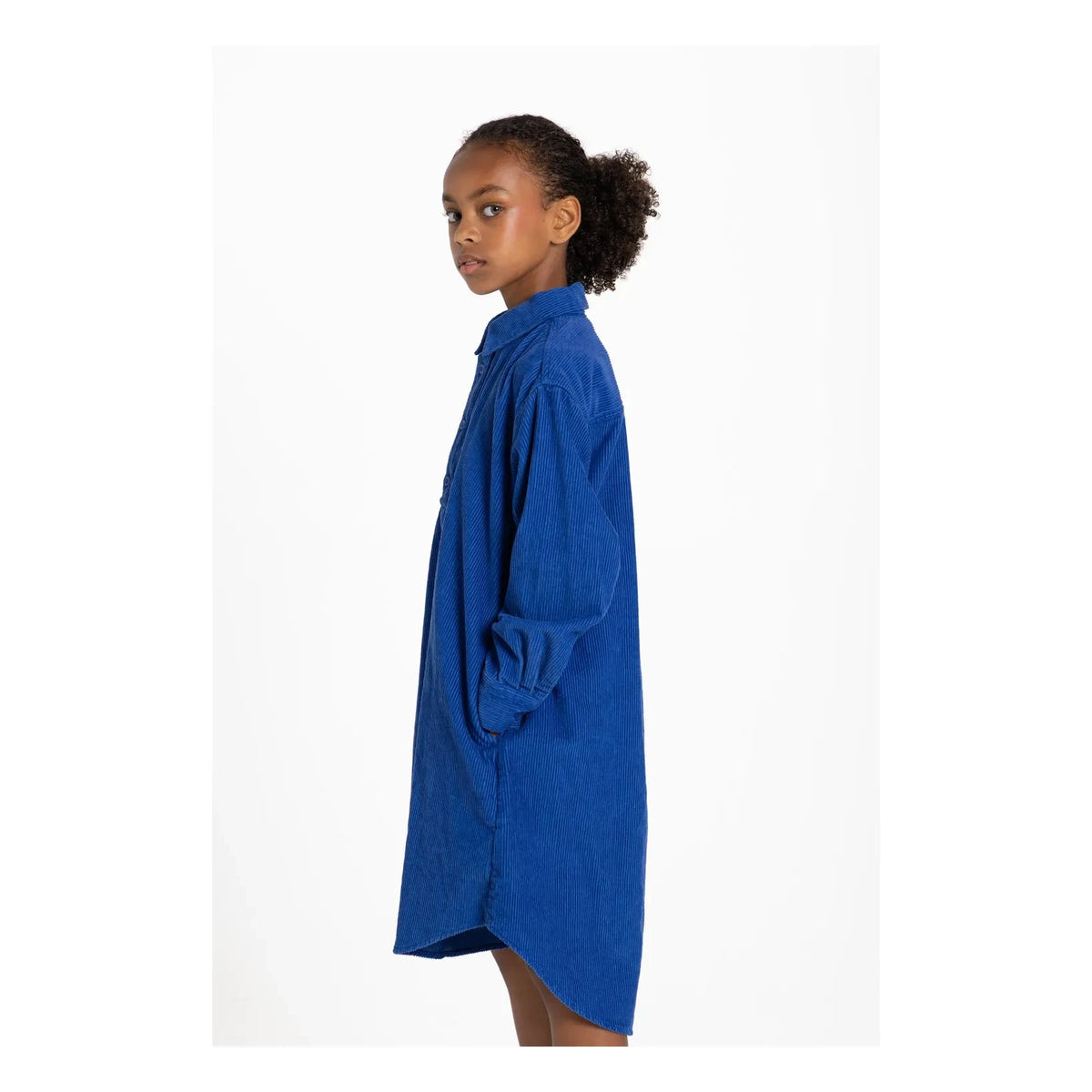 Smallable Kid - Vestido camisero Silva | Azul eléctrico